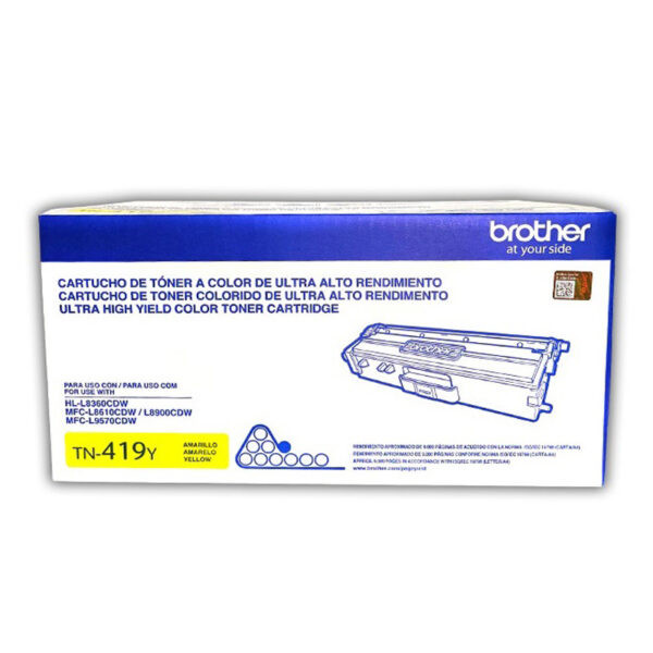 TONER BROTHER TN419Y YELLOW (8900C/8360C)