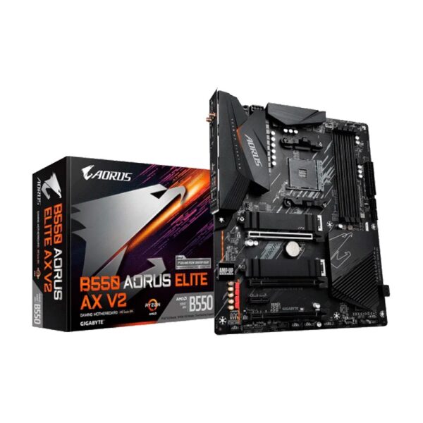 PLACA MADRE GIGABYTE AORUS ELITE AX V2 B550 AM4 S/R/HDMI/DP/2M2/WIFI/DD4/ATX