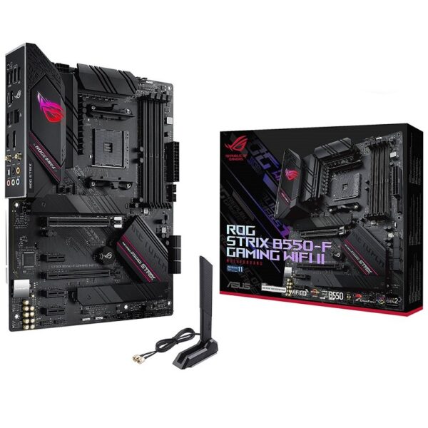 PLACA MADRE ASUS AM4 B550-F GAMING WIFI II ROG STRIX S/R/HDMI/DP/2M2/DDR4/USB3.