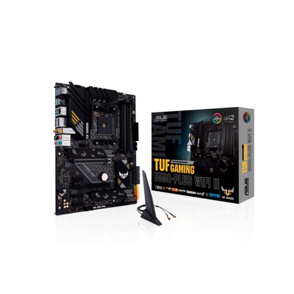 PLACA MADRE ASUS AM4 B550-PLUS WIFI II TUF GAMING S/R/HDMI/DP/2M2/DD4/USB/ATX D