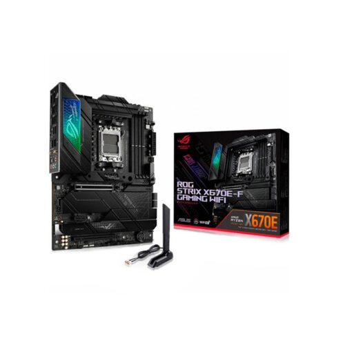 PLACA MADRE ASUS AM5 X670E-F GAMING WIFI DDR5 ROG STRIX S/R/HDMI/DP/4M2/USB3. D