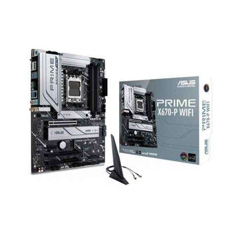 PLACA MADRE ASUS AM5 X670-P WIFI DDR5 PRIME S/R/HDMI/DP/3M2/USB3.2/ATX/AURA