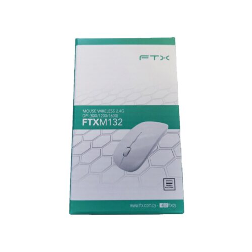 MOUSE WIR FTX FTXM132 1600DPI/4 BOT/BLANCO