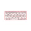 TECLADO BT FTXB1000 ULTRA SLIM ESP/ROSA