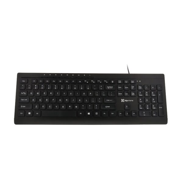 TECLADO KLIP XTREME USB KKM-252S COMPASS MULT/ESP/NEGRO