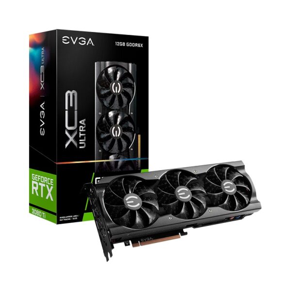 TARJETA GRÁFICA EVGA RTX3080TI XC3 ULTRA GAMING 12GB DDR6X 12G-P5-3955-KR LED ARGB