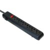 FILTRO DE LINEA ARGOMTECH ARG-AC-0252BK 6 TOMAS