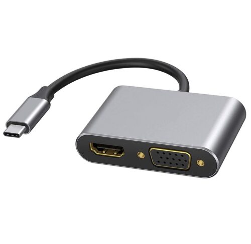 CABLE ADAPTADOR TIPO-C A HDMI/VGA