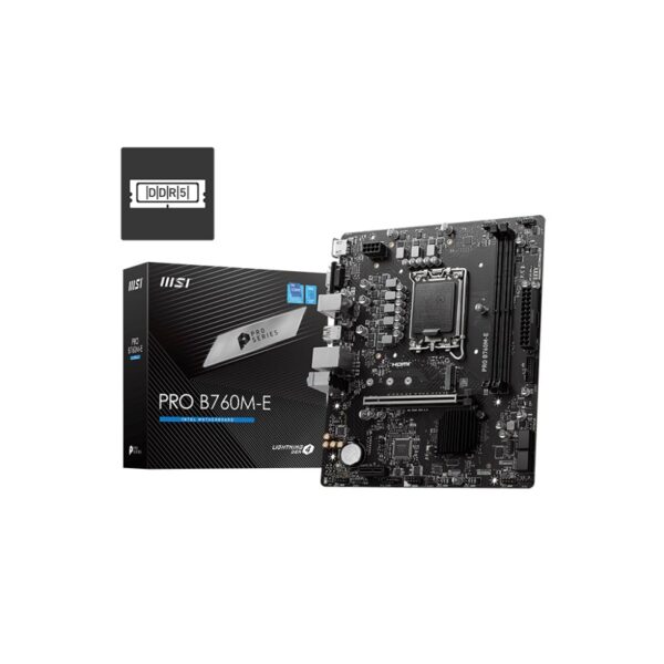 PLACA MADRE MSI PRO B760M-E LGA1700 DDR5