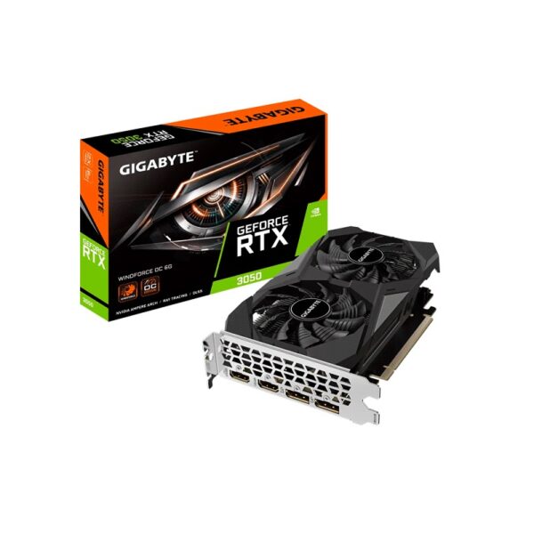 TARJETA GRÁFICA GIGABYTE RTX3050 WINDFORCE OC 6G DDR6 GV-N3050WF2OC-6GD