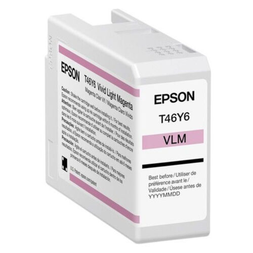 TINTA EPSON T46Y600 ULTRACHROME PRO 10 VIVID LIGHT MAGENTA 50 ML