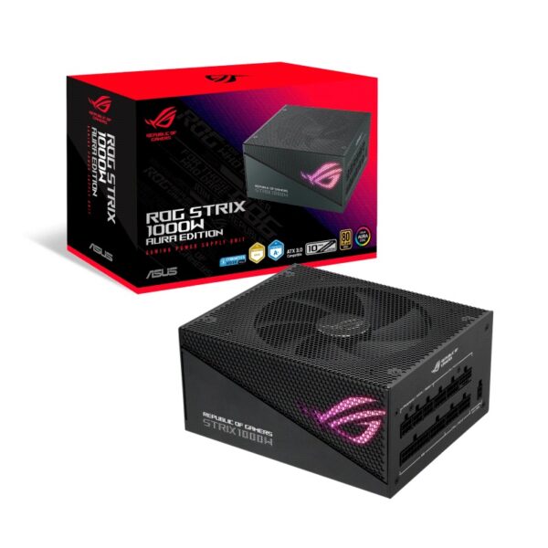 FUENTE ASUS 1000W 80PLUS GOLD FULL MODULAR ROG-STRIX-1000G-AURA-GAMING