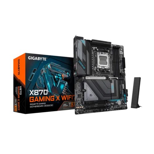 PLACA MADRE GIGABYTE AM5 X870 GAMING X WIFI7 DDR5 S/R/HDMI/3M2/USB3.2/ATX