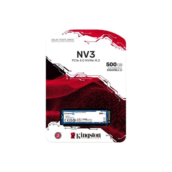 SSD KINGSTON M.2 NVME 500GB SNV3S/500G PCIE 4.0