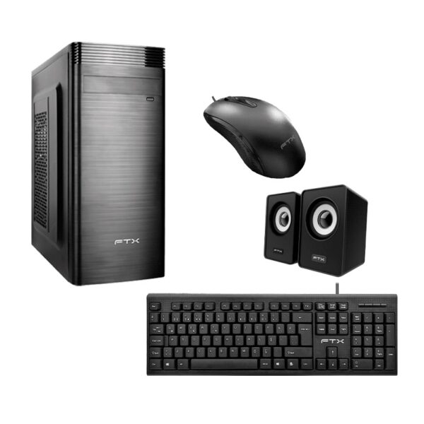 GABINETE KIT FTX FTX3133 500W+ MOUSE+ TECLADO PORTUGUES+ PARLANTE