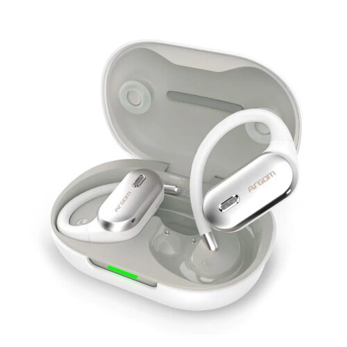 AURICULAR ARGOMTECH ARG-HS-5090WT E90 TIPO-C BLANCO/RES AGUA
