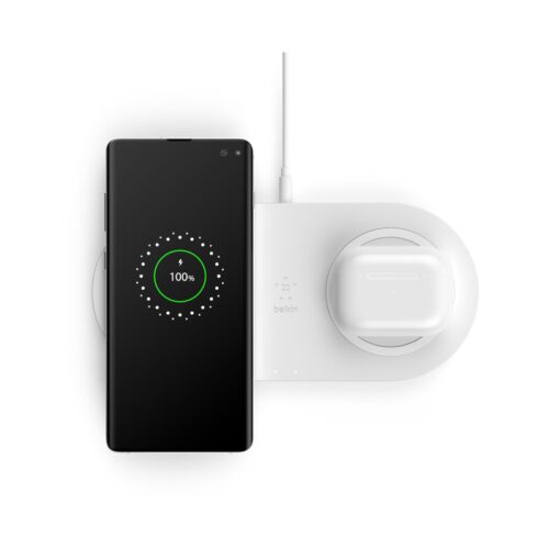 CARGADOR BELKIN WIR DUAL PAD WIZ002TTWH