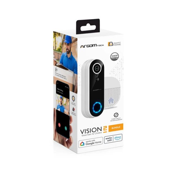 VIDEOPORTERO ARGOMTECH CON TIMBRE INTELIENTE ARG-SV-8002WT