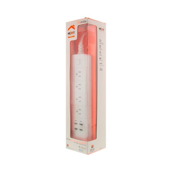 IOT NEXXT FILTRO DE LINEA 4 TOMAS NEMA + 4 USB/15A/1.8M NHP-E610