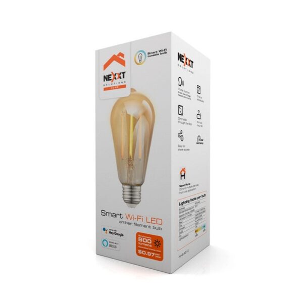 IOT NEXXT FOCO FILAMENTO 110V 8W ST19 E26/27 CALIDA NHB-A510