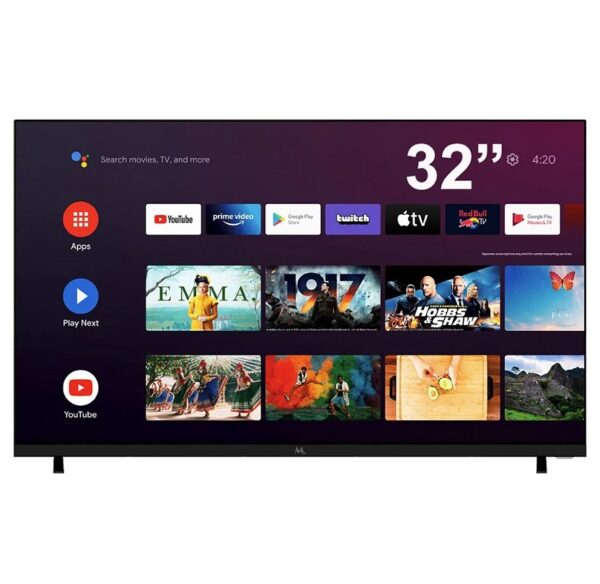 TV MTEK 32"HD MK32FSAH SMART ANDROID NETFLIX WIFI