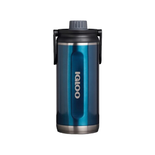 BOTELLA TÉRMICA IGLOO 1L CHUG AZUL MODERNO CON MANIJA 71091