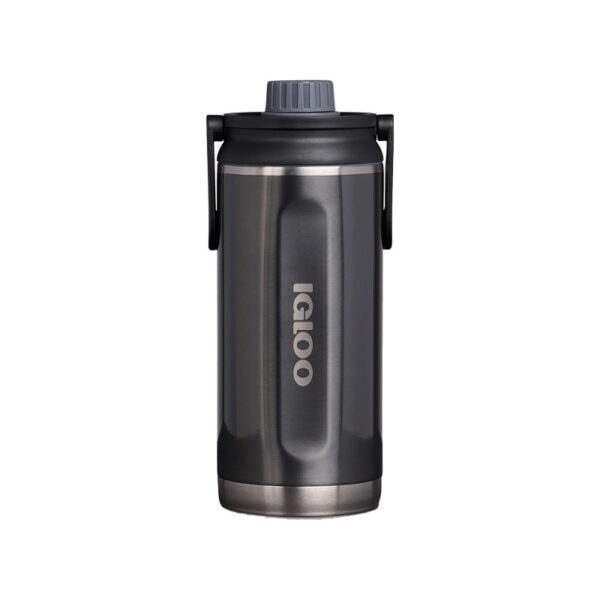 BOTELLA TÉRMICA IGLOO 1L CHUG NEGRO CON MANIJA 71090
