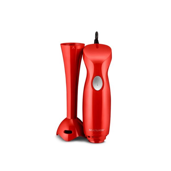 MIXER DE ALIMENTOS MULTI 200W 220V VELOCIDAD CON VASO FP012 ROJO