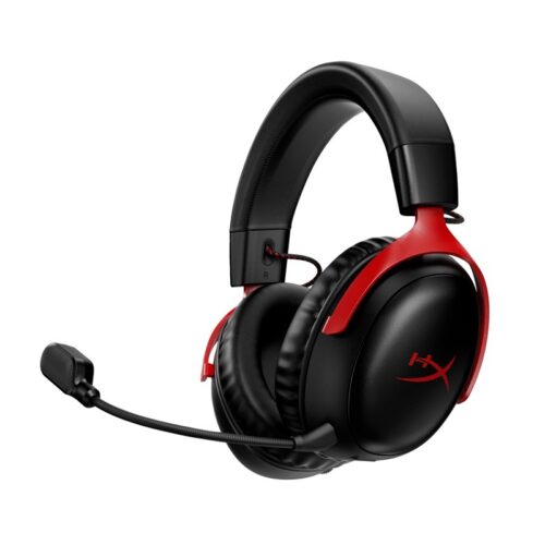 AURICULAR GAMER HYPERX HEADSET CLOUD III 77Z46AA INALAMBRICO MIC/3.5MM/ROJO/NEGRO