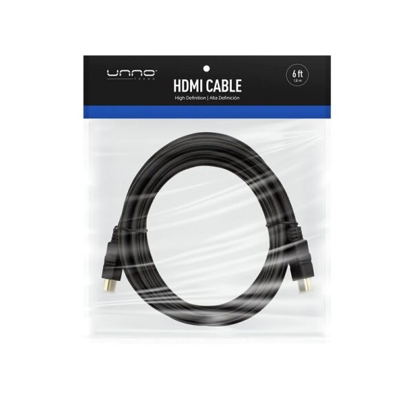 CABLE HDMI UNNO CB4106BK 1.8m
