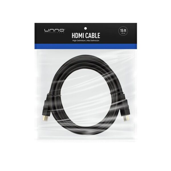 CABLE HDMI UNNO CB4115BK 4.5m