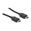 CABLE MANHATTAN HDMI(M)-HDMI(M) 322539 10M 4K/30HZ/3D NEGRO