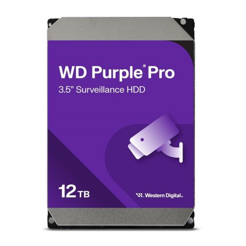 DISCO DURO WESTERN DIGITAL PURPLE PRO 12 TB WD122PURP 7200 512MB SURVEILLANCE