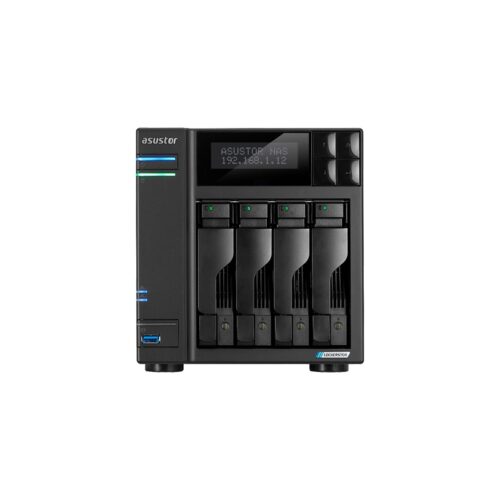 NAS ASUSTOR AS6704T QC 2.0/4BAY/4GB/4 M.2/2-GBLAN/HDMI/2USB3.2
