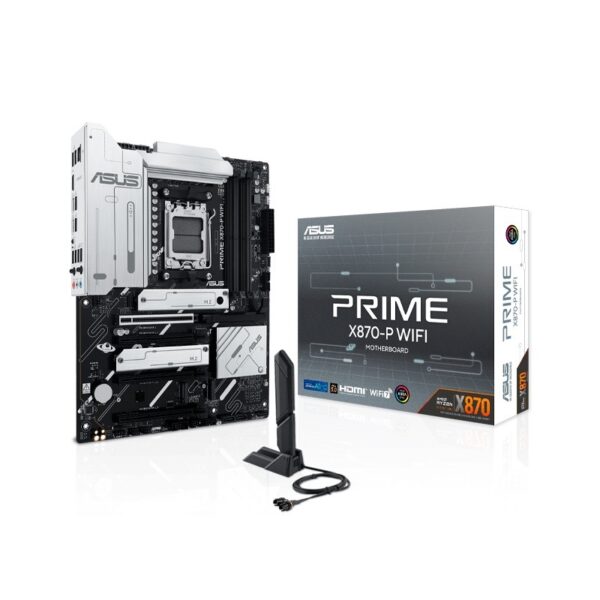 PLACA MADRE ASUS AM5 X870-P WIFI PRIME DDR5 S/R/HDMI/4M2/USB4/ATX