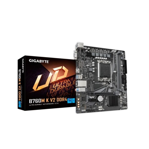 PLACA MADRE GIGABYTE 1700 B760M K V2 DDR4 V/S/R/HDMI/M2/USB3.2/MATX