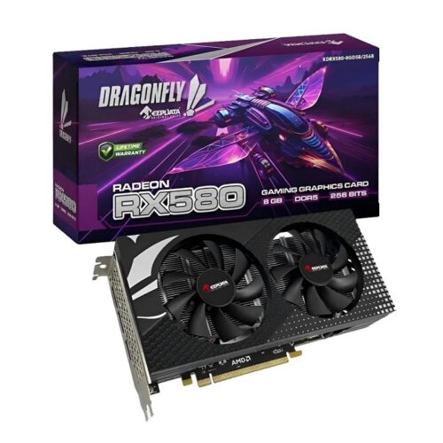 TARJETA GRÁFICA KEEPDATA RX580 8GB DRAGONFLY DDR5 KDRX580