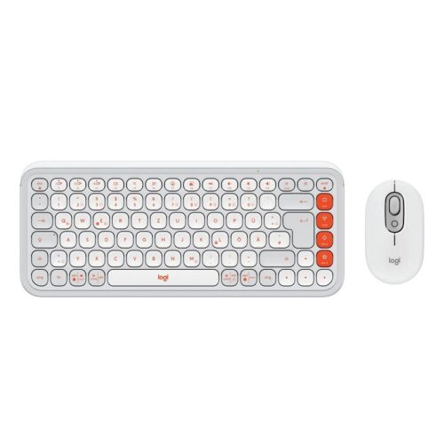 TECLADO LOGITECH 920-013055 POP ICON COMBO WIR BLANCO