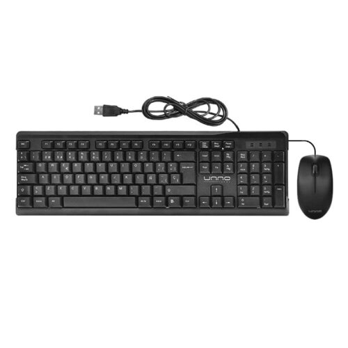 TECLADO+MOUSE UNNO KB6721BK KLASS USB/ESP