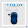 MOUSE HP 220 6JA62AA ABM NEGRO/AZUL WIR