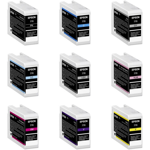 TINTA EPSON T770120 PRO10 ULTRACHROME NEGRA (P700)