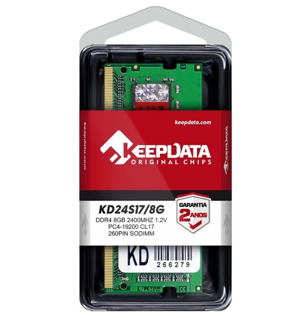 MEMORIA RAM PARA NOTEBOOK DDR4 KEEPDATA 8GB 2400MHZ