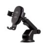 SOPORTE ARGOMTECH CON CARGADOR INALÁMBRICO DE CELULAR PARA AUTO ARG-AC-0160BK