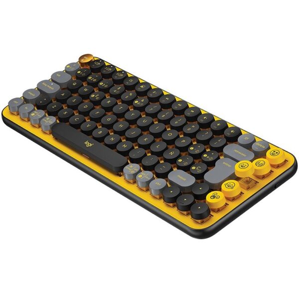 TECLADO LOGITECH 920-010713 POP MECANICAL WIR NEG/AMA