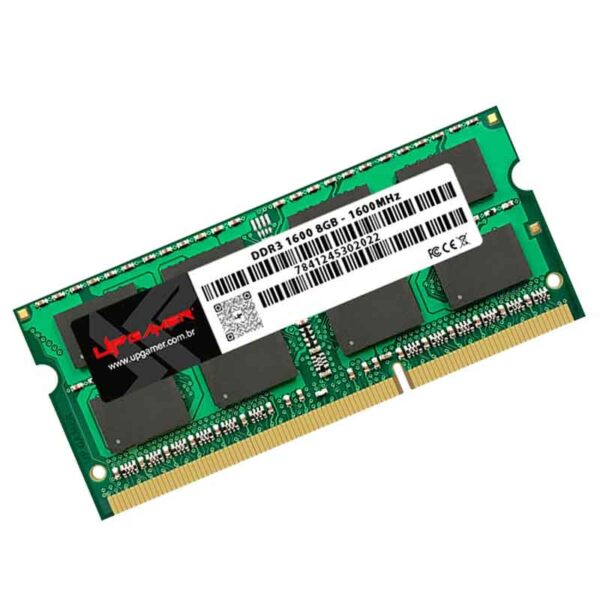 MEMORIA RAM PARA NOTEBOOK DDR3 UP GAMER 8GB 1600 MHZ
