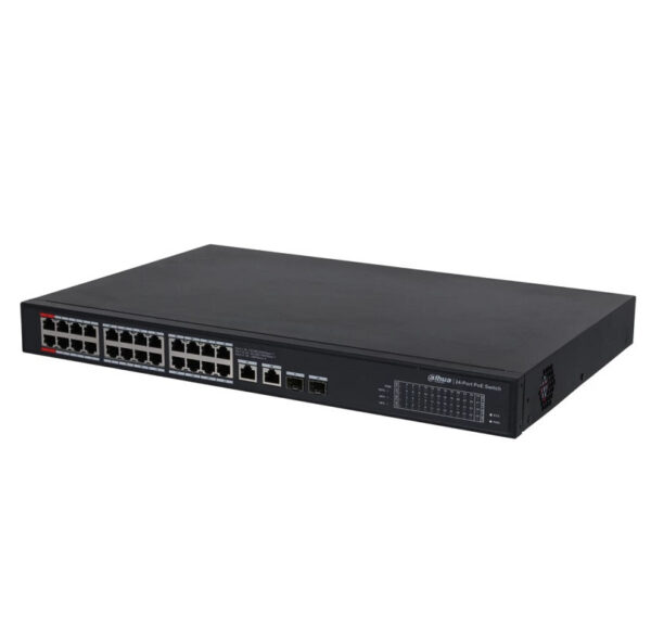 SWITCH DAHUA PFS3228-24GT-360 24 PTOS PoE 90W