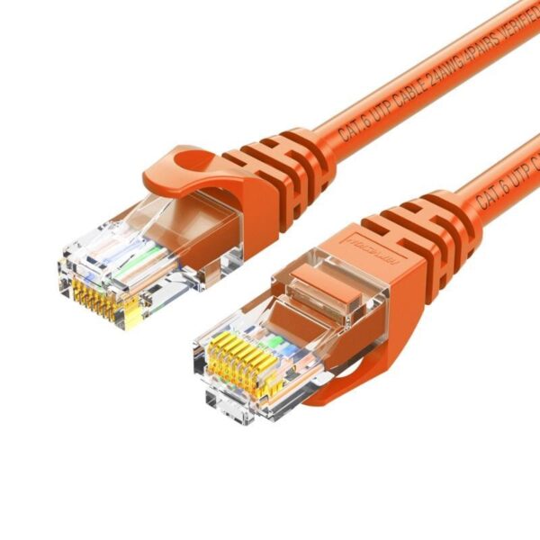 PATCH CORD UTP CAT6 RJ45 HIKVISION DS-1NP6UEC0 2 MTS NARANJA 24AWG
