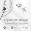 AURICULAR ARGOMTECH ARG-HS-2032BK TIPO-C MIC NEGRO