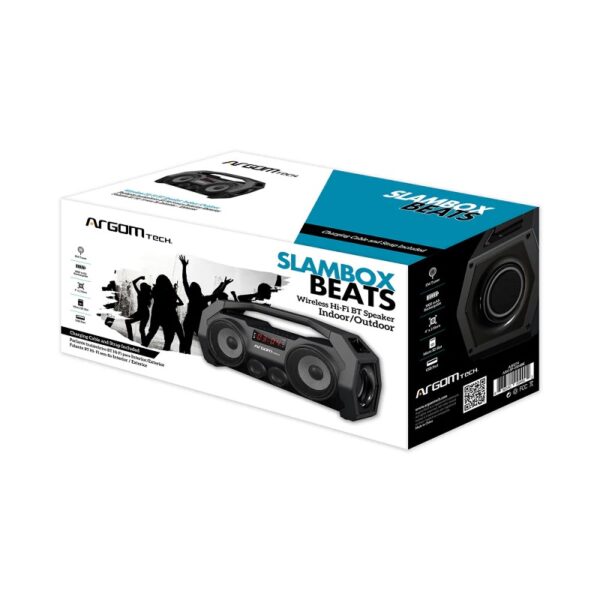 PARLANTE ARGOMTECH ARG-SP-3304BK BT SLAMBOX NEGRO