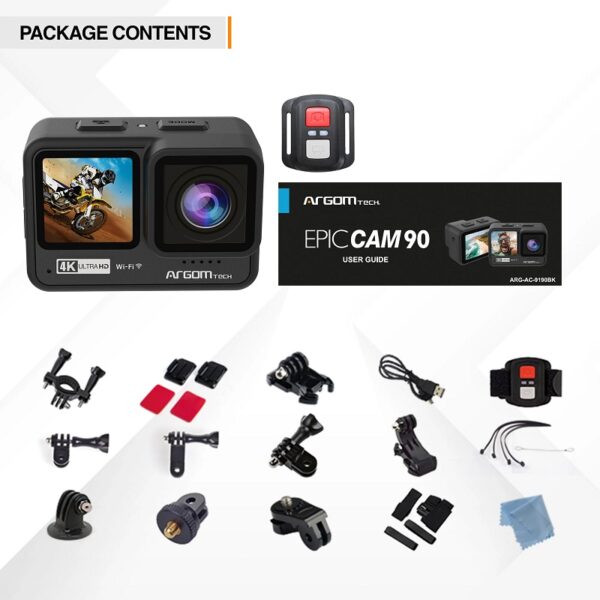 CÁMARA ARGOMTECH ARG-AC-9190BK CAM90 DOBLE COLOR 4K/RES AGUA
